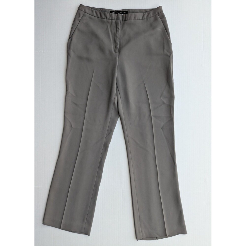 Yansi Fugel Pants Women's Gray Trousers Microfiber Size 6